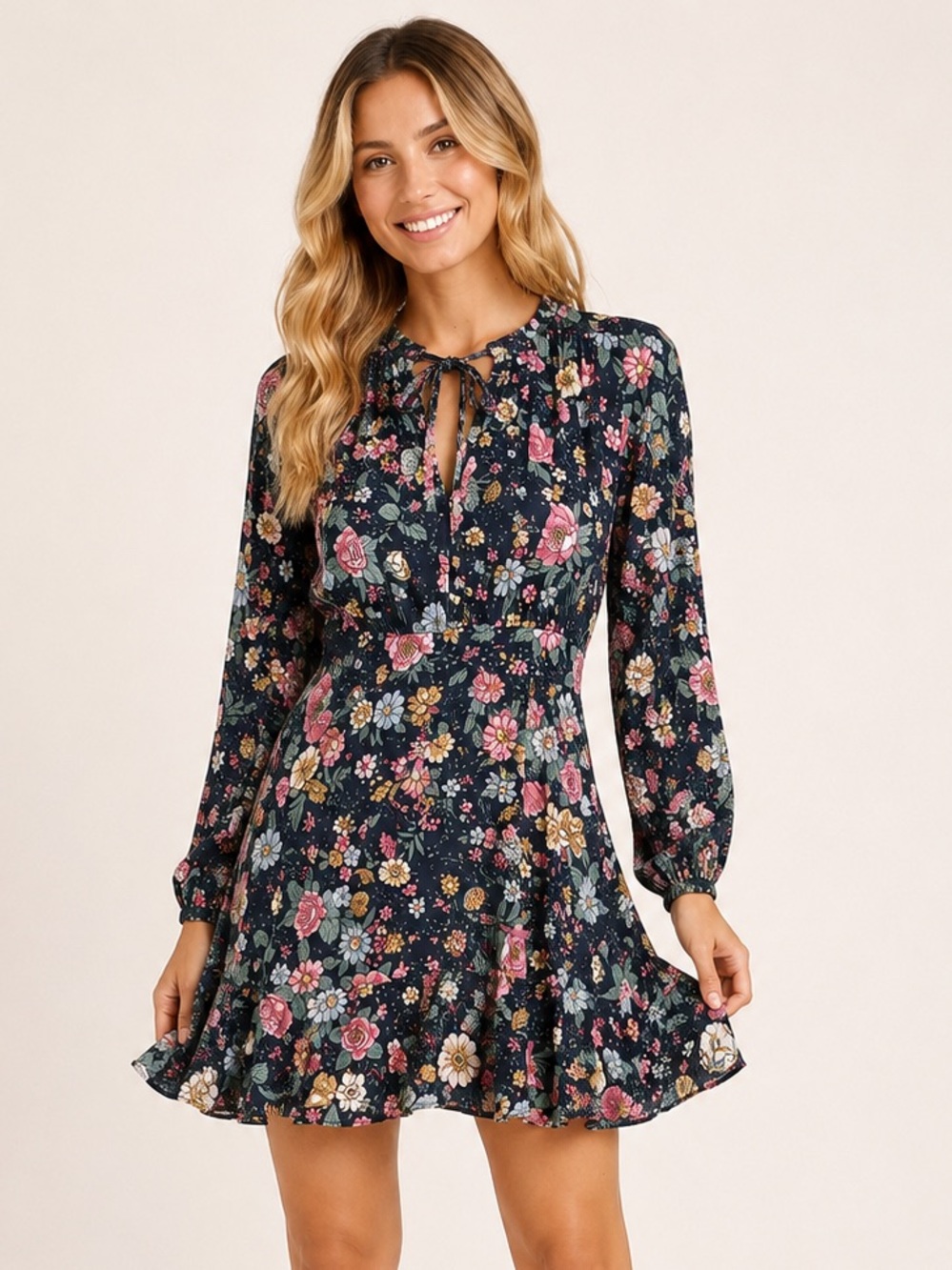 Auguste The Label Wylde Play Floral Mini Dress Women’s Size 10